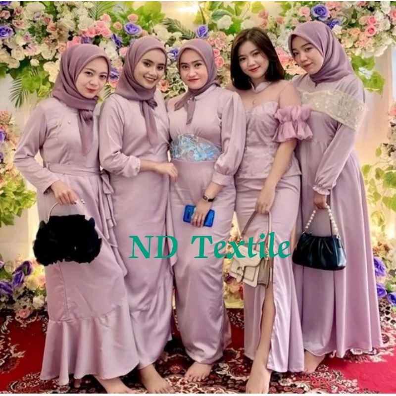 Paket Seragaman Bridesmaid/Sergaman Keluarga/Seragam Wisuda/Baju Nikah