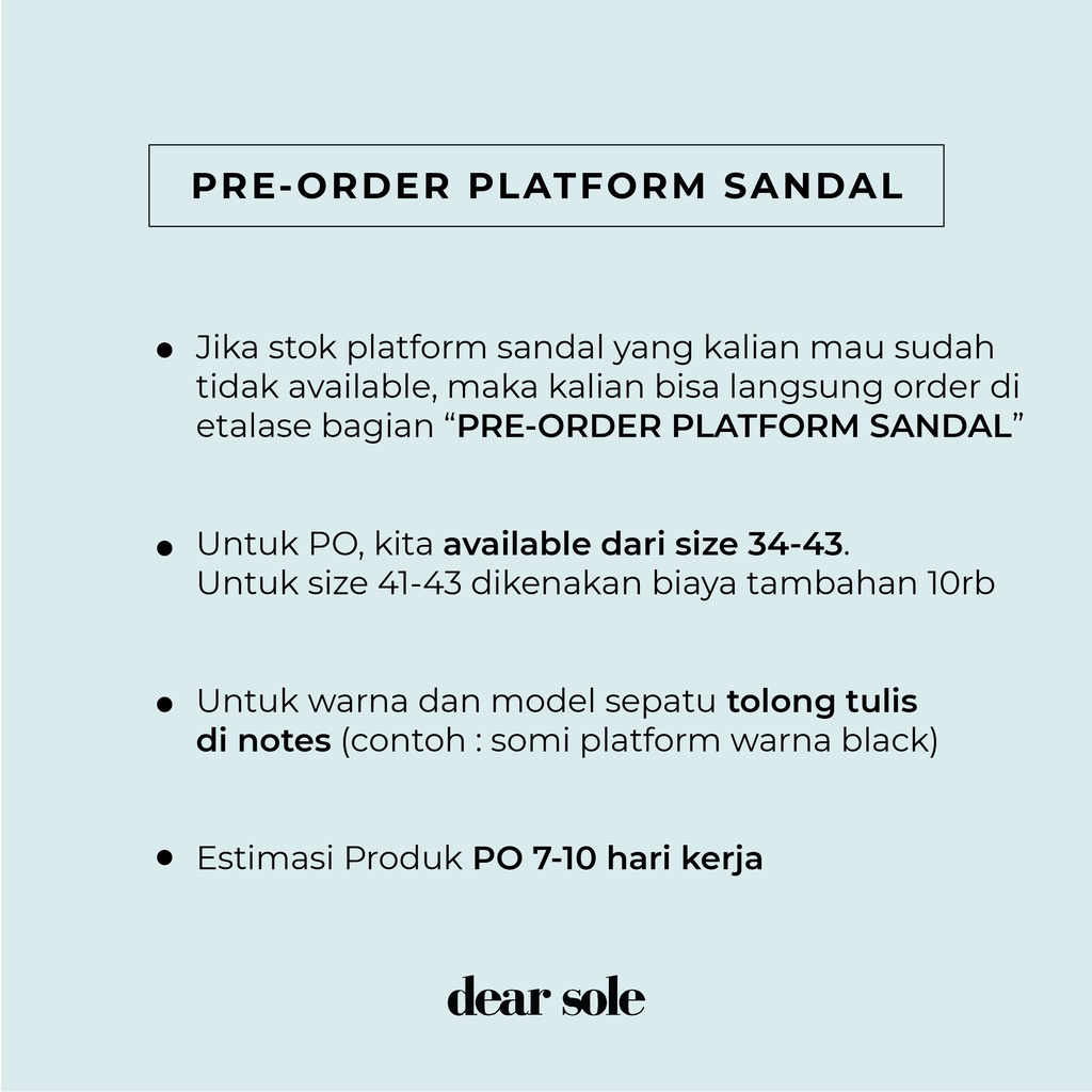 [DEAR SOLE] SOMI PLATFORM SANDALS
