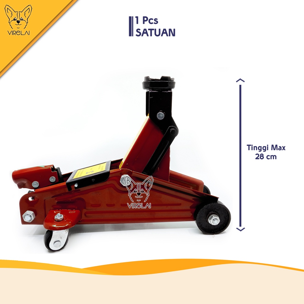 Dongkrak buaya 2 ton / 2 T floor Jack blow case berkualitas tinggi hidrolik floor jack mobil