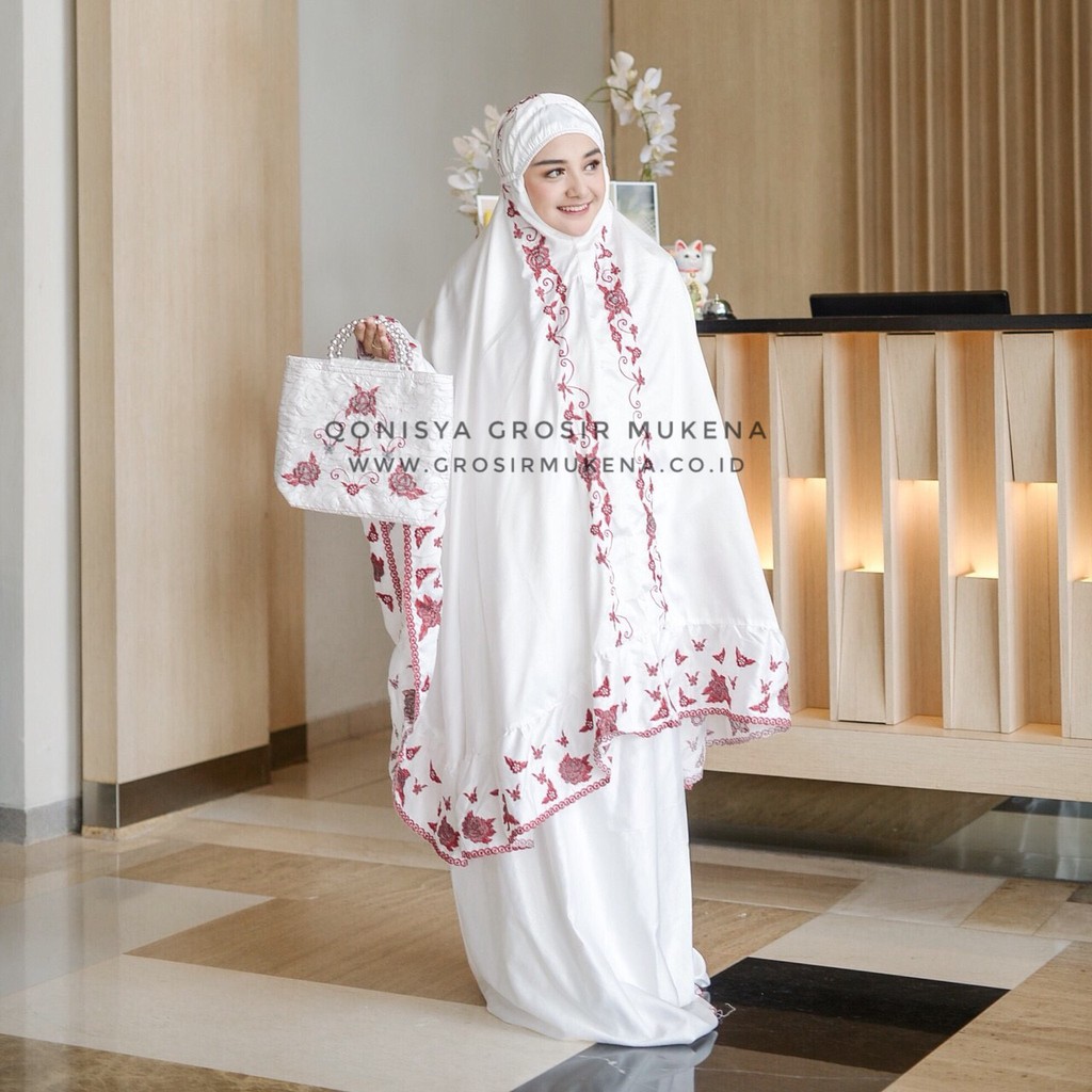 Mukena Nirmala Maroon