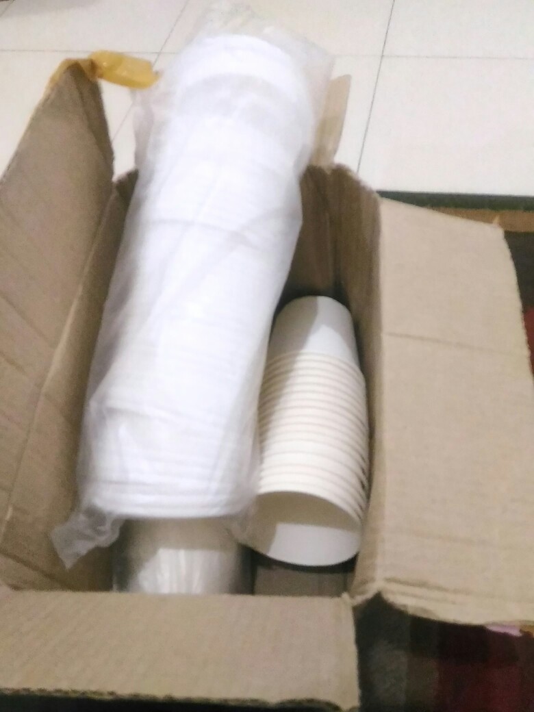 Paper Bowl 20oz Paper Bowl Sup 600ml Termasuk Tutup / Mangkok Kertas 600ml