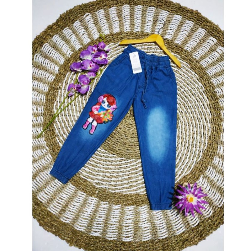 Jogger Jeans Anak LED (Bisa Menyala) Umur 2-13 Thn / Jeans Premium