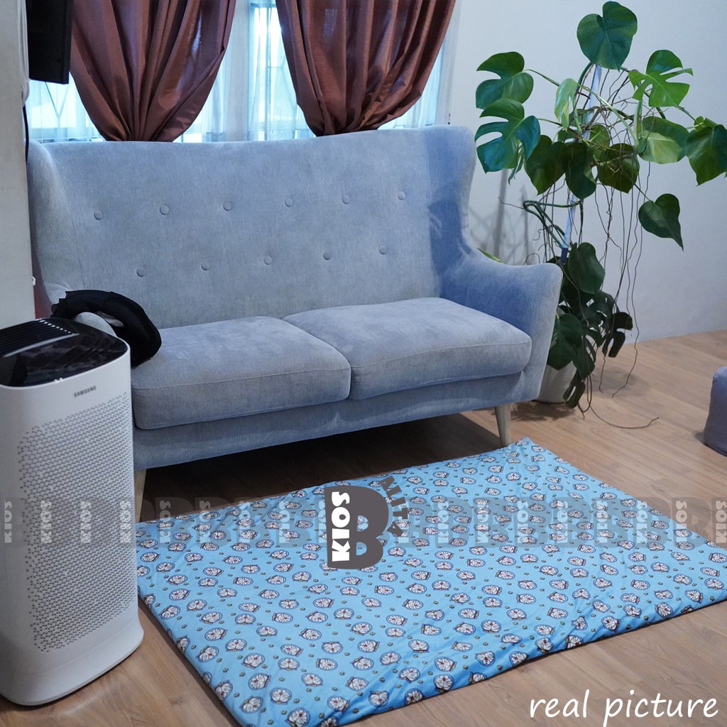 karpet motif bulu lembut premium tebal nyaman / karpet bulu karakter 160 x 100 cm set bantal guling