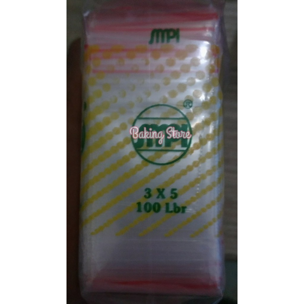 Kantong Plastik Klp - Zip Zip Lock Bag 3x5cm isi 100lembar