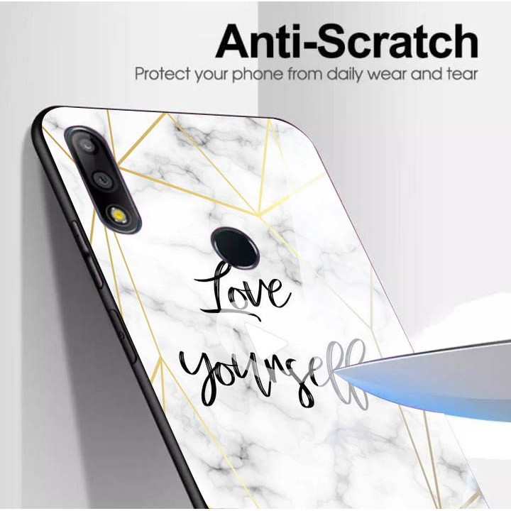 [K33] Soft Case Glass Marble For Oppo/Vivo/Xiaomi/Samsung/Iphone/Realme