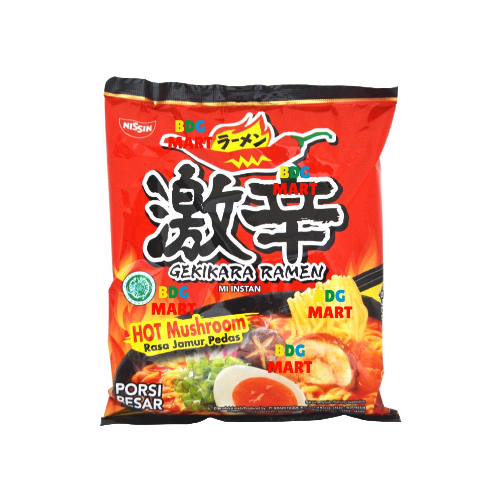 Jual Eceran Nissin Gekikara Porsi Besar Hot Mushroom Ramen Gekikara