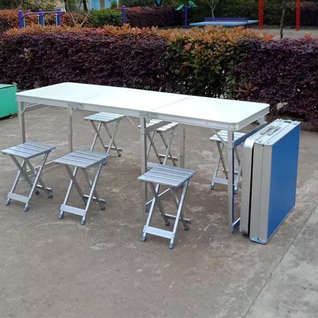 Big Promo Terbaru Table | Sale Meja Lipat Koper 60 Cm X 180 Cm Dengan 3 Fariasi Ketinggian