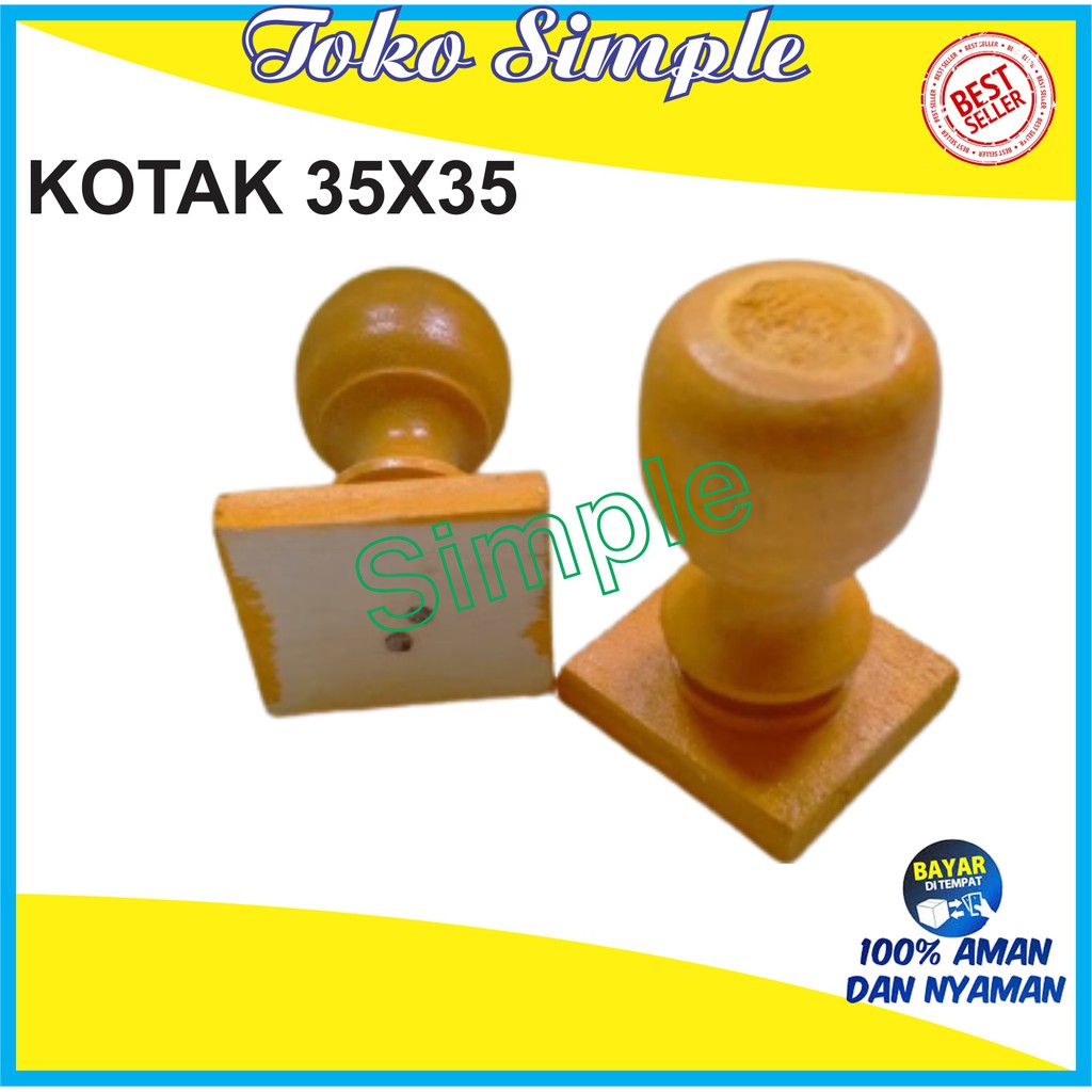 

GAGANG STEMPEL KAYU KOTAK 35X35 / GAGANG KAYU