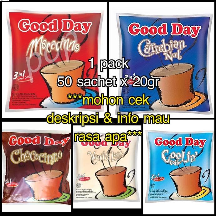 

GOOD DAY MOCACINO 20GR/1 PACK X 50BKS