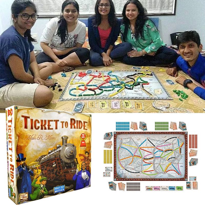 To Board Game Days Ticket Ride Of Wonder1912Eksansi Kartu Anak Dewasa Party