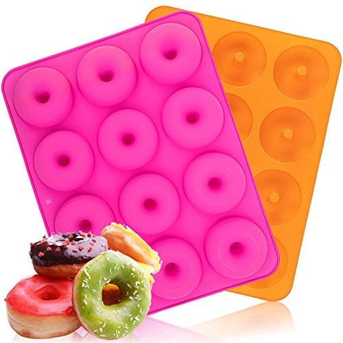 PROMO Cetakan Bento Silikon Loyang Kue Donat Doughnut Dunkin Donut Jco 8 Lubang Murah Unik Adonan Ba