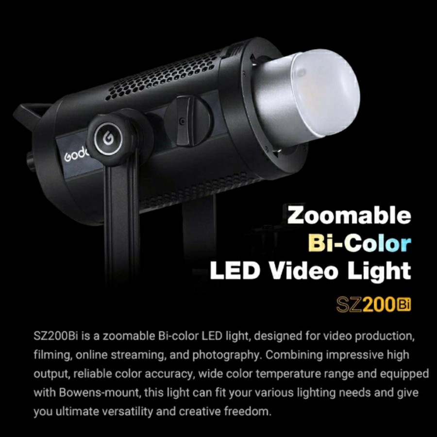 Godox SZ200Bi Color Zoomable LED Video Light