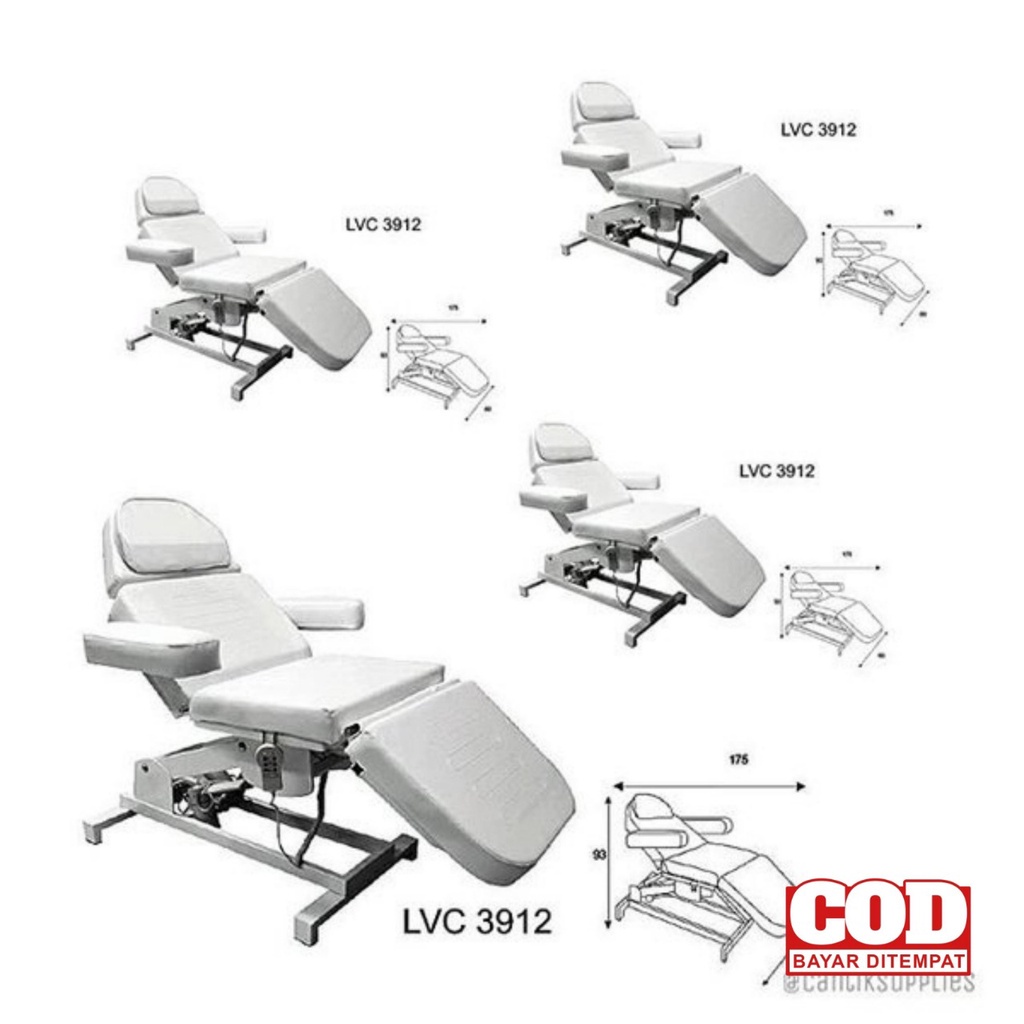 LCK . BED FACIAL ELECTRIC LVC 3912 TEMPAT TIDUR