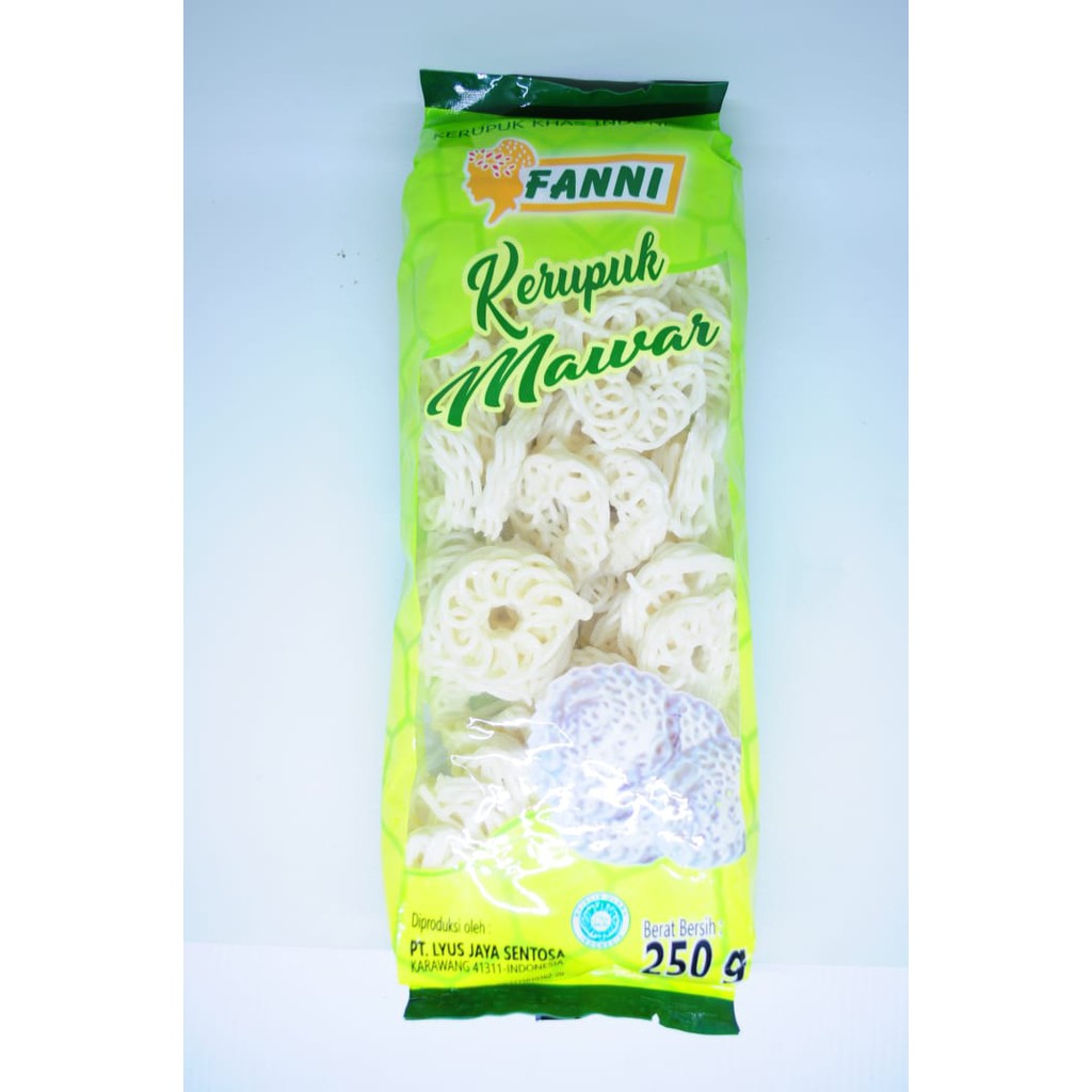 

Kerupuk Mawar FANNI 250g (pcs)