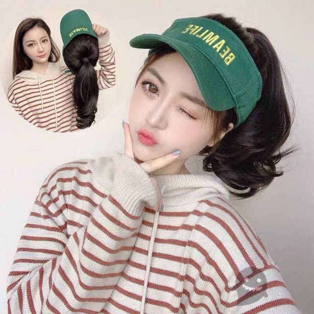 TOPI WIG KUNCIR
