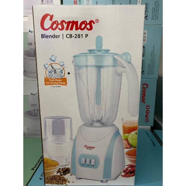 Blender Listrik 2in1 Cosmos Goblet Plastik CB-281 P