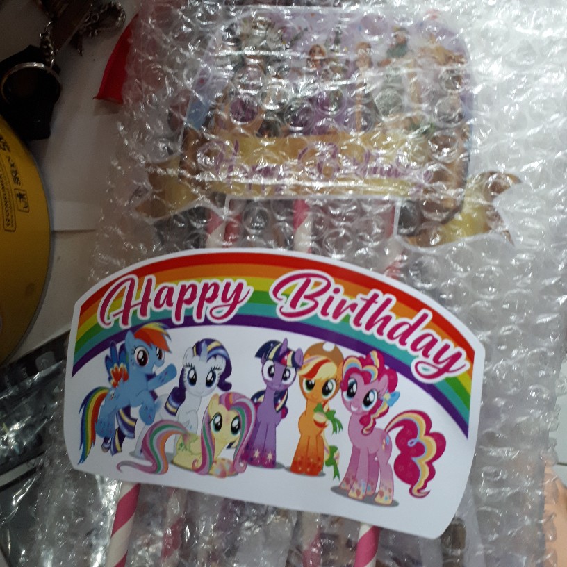 Hiasan Kue Cake Topper Birthday C1 Cars Isi 7