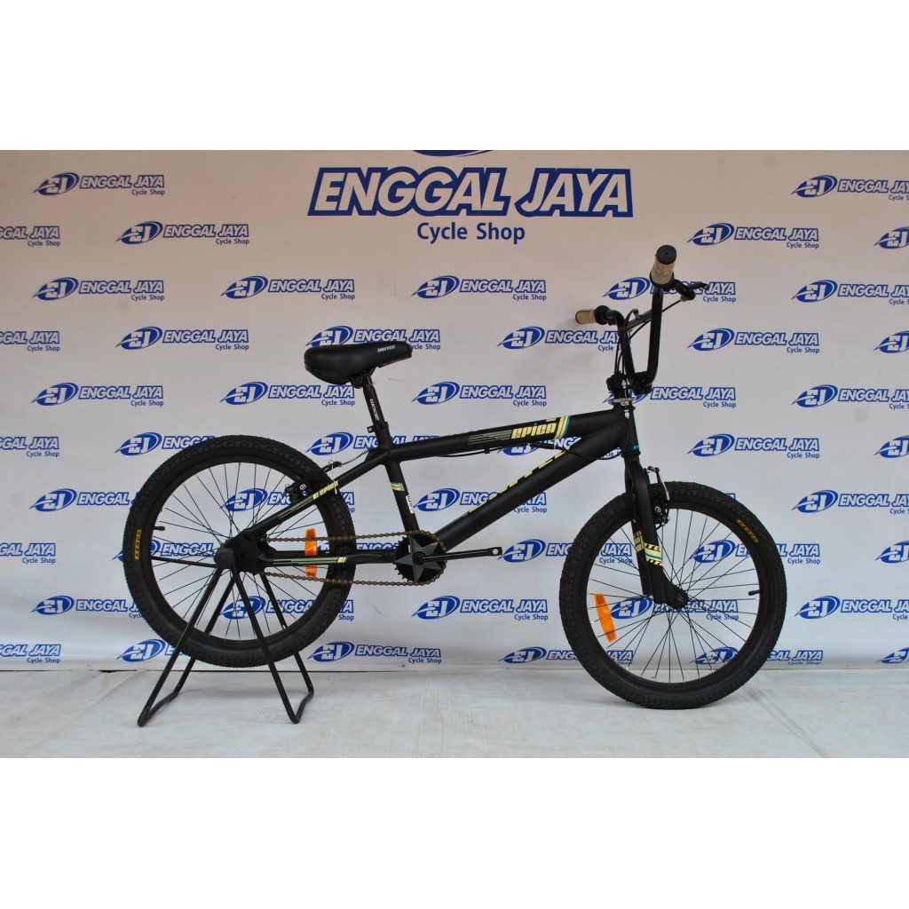 Sepeda Bmx United Epica Alloy Freestyle 20 Inch Frame Alloy Warna Hitam