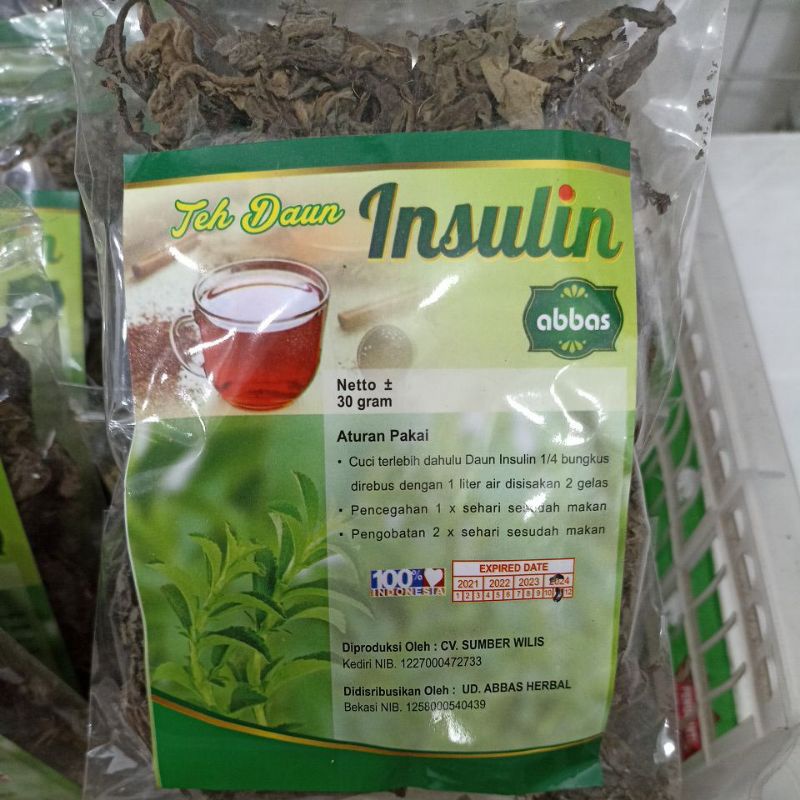 Teh Daun Insulin Herbal Diabetes