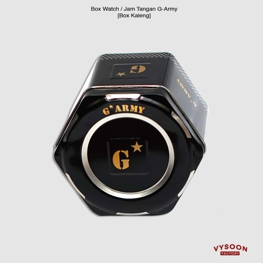 Box Watch Jam Tangan G-Army Box Kaleng Jam Tangan Kotak Jam Tangan Kaleng