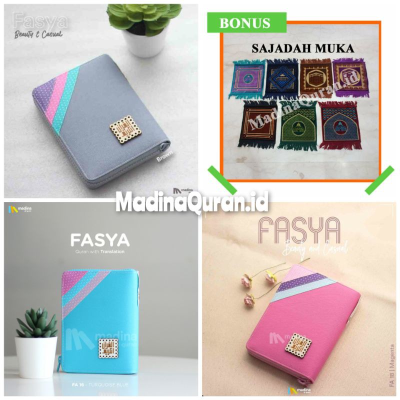 Alquran Fasya Madina | alquran terjemah | alquran mini | alquran rainbow | alquran wanita |