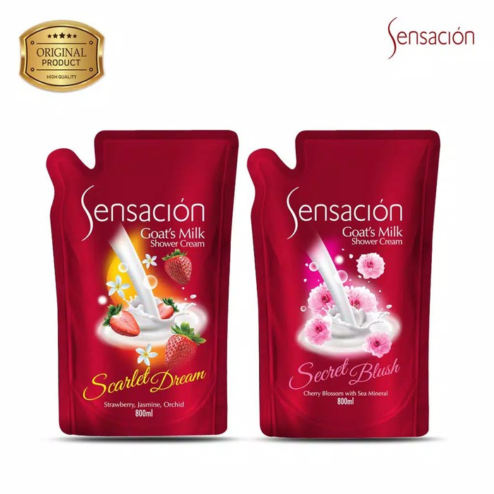 Sensacion Goats Milk Shower Cream 800Ml