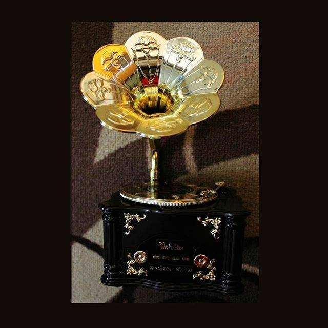 Mini Gramophone Music Box