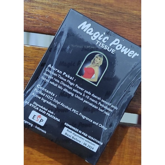 Magic Power Hitam / Isi 6 Sachet / Mencegah Penularan Sakit / Mencegah Bakteri