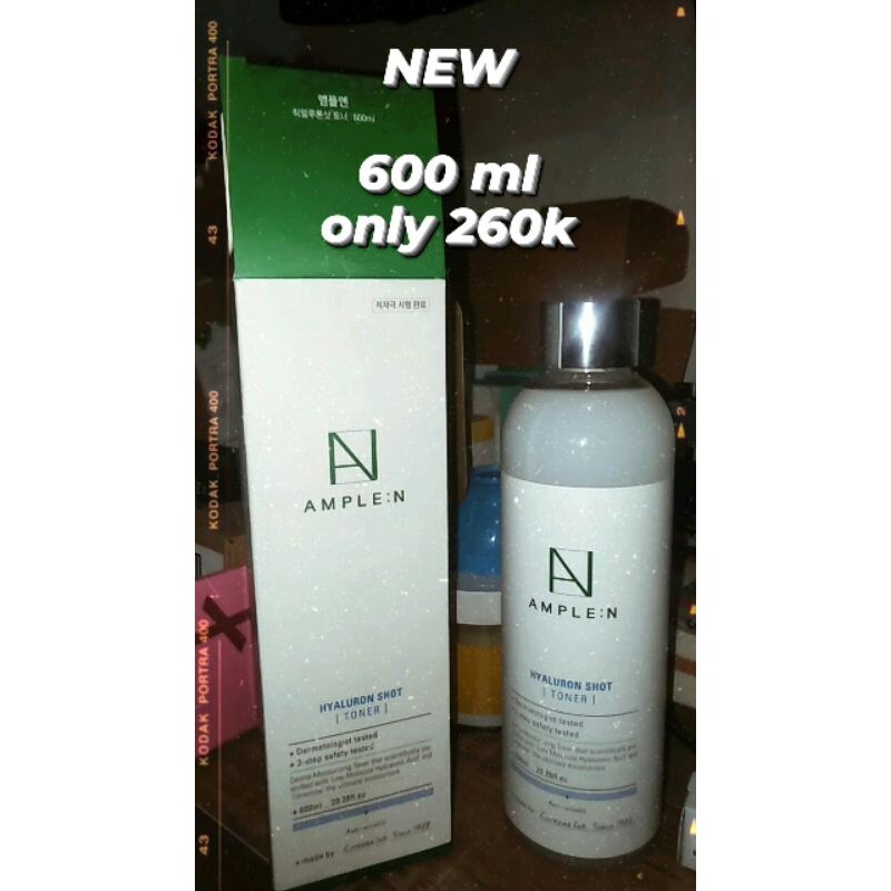 NEW AMPLEN:N Hyaluron Shot Toner