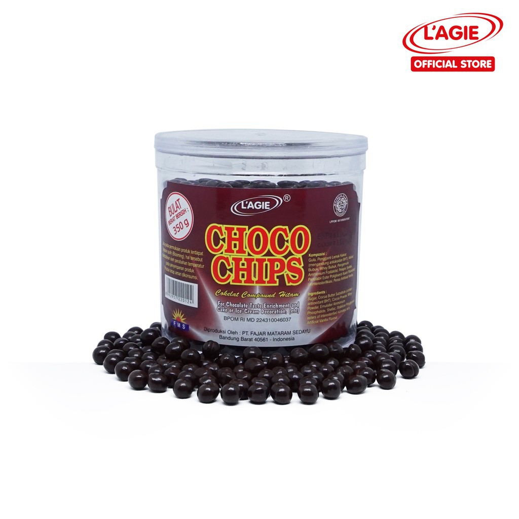 

L'AGIE CHOCO CHIPS 350GR