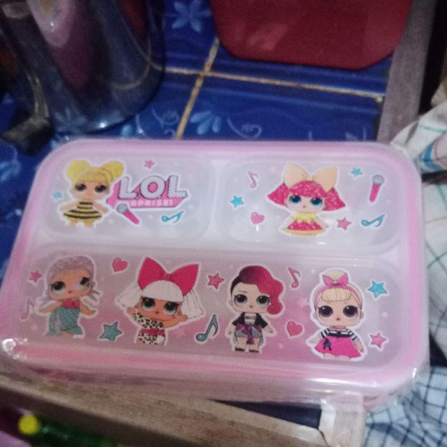 Kotak Makan Anak Karakter Pony Tsum Doraemon Spiderman Cars Lunch Box Tempat Makan Mini Bento Bekal