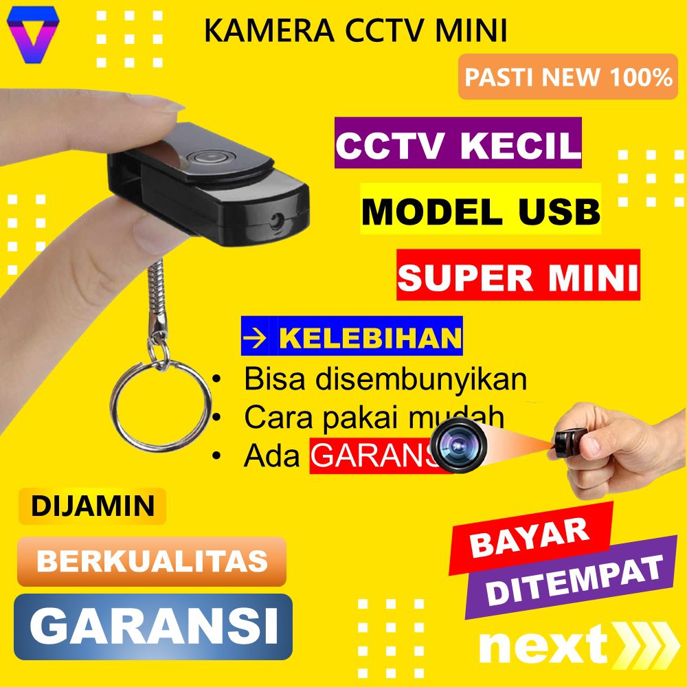 KAMERA PENGINTAI MINI TERSEMBUNYI CAMERA CCTV KECIL MINI TANPA KABEL SPY CAM CAMERA BENTUK USB JS132