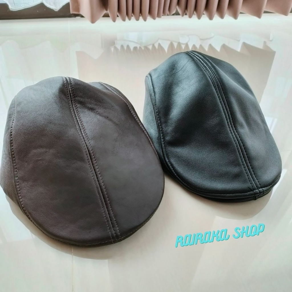 Topi Kulit Pria Original Pet Copet Maher Zain Premium Casual Keren dan Fashionable