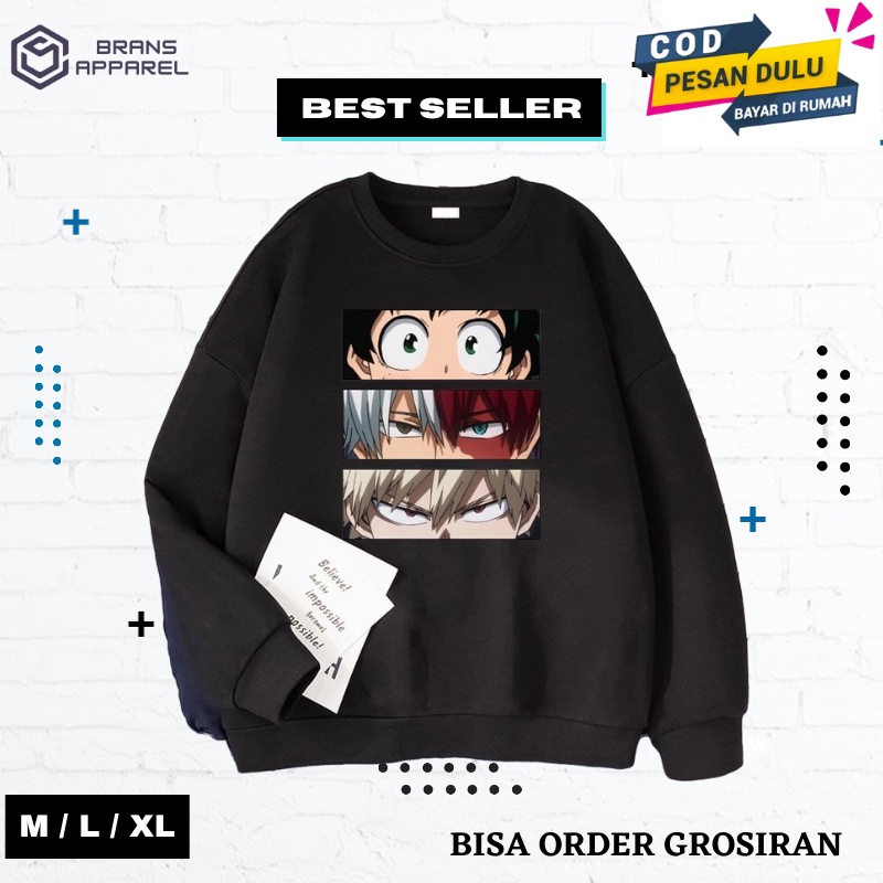 Hoodie Pria Sweater Pria Premium / Crewneck Pria Wanita Oversize / Sweatshirt Oversize Wanita Pria