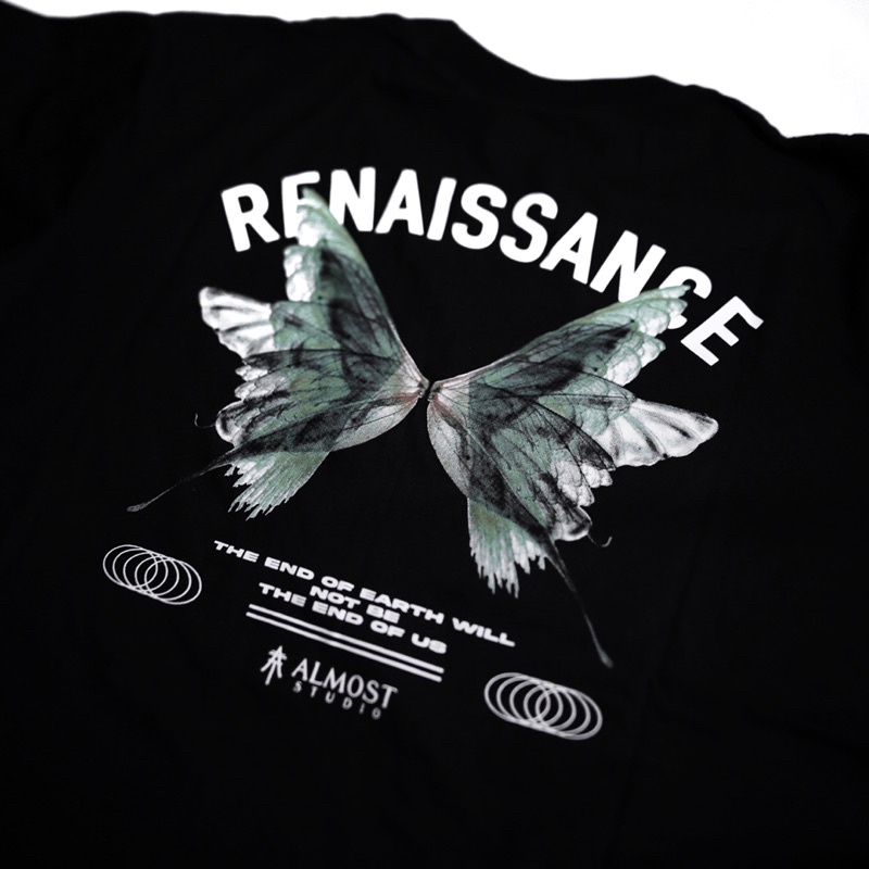 Almost Studio - T-Shirt - Renaissance - Black