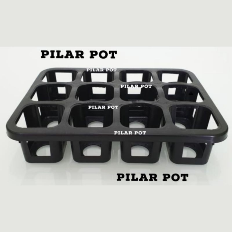 Tray pot nkt kotak 5cm (tanpa pot) | nkt kotak 5cm | tray semai bibit