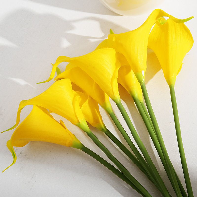 Bunga Lili Bunga Lily Palsu Bunga Artificial Bunga Plastik Bunga Hias Dekorasi Properti Foto-5