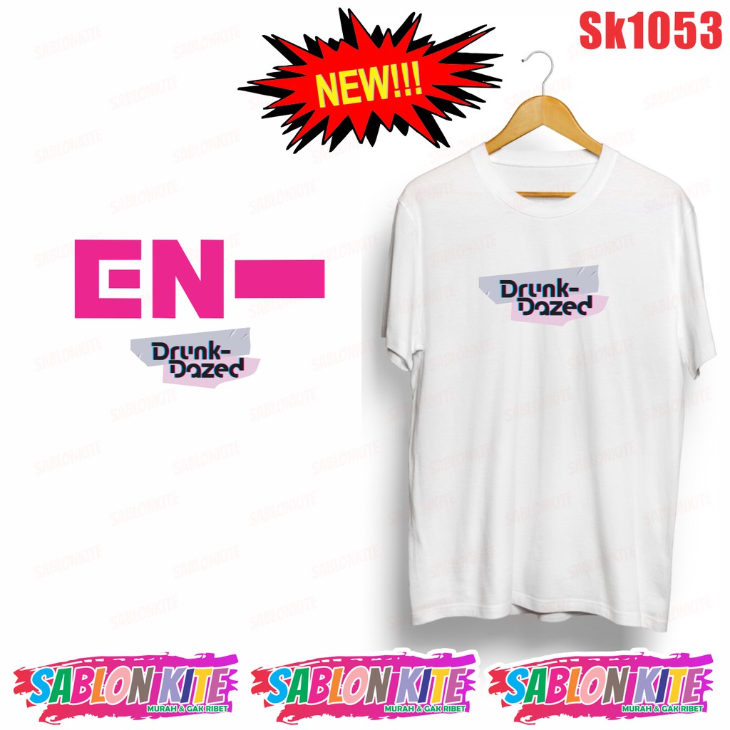 MURAH!!! KAOS DRUNK DAZED SABLON WARNA SK1053 UNISEX COMBED 30S KPOP