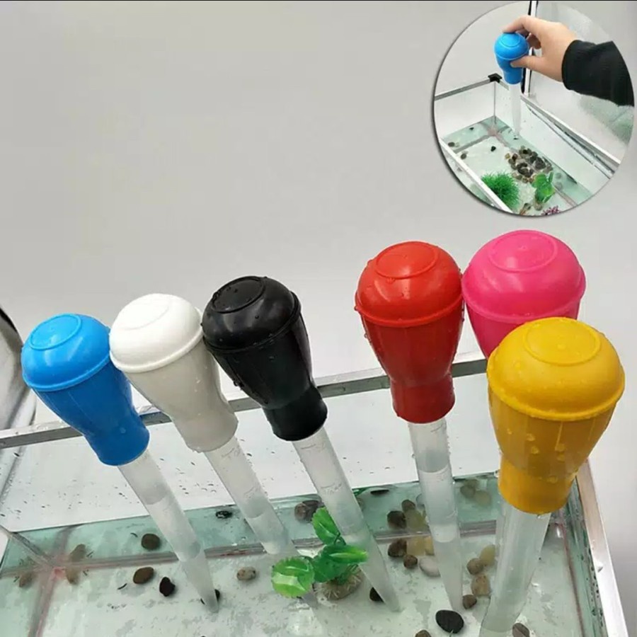 Pipet Besar Alat Sifon Sipon Aquarium Cleaner Pump Kotoran Ikan Cupang