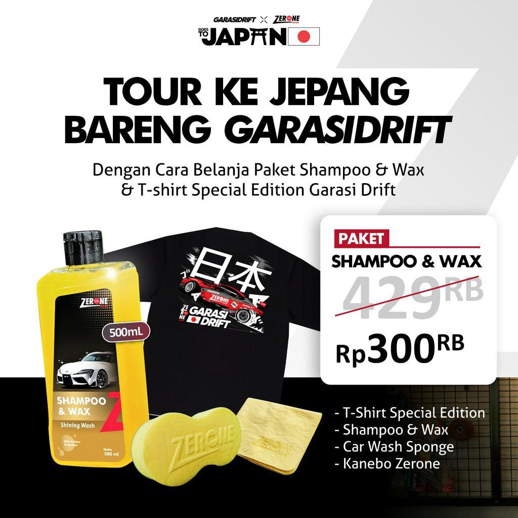 T-SHIRT SPECIAL EDITION Zerone Japan X Garasi Drift Goes To Japan