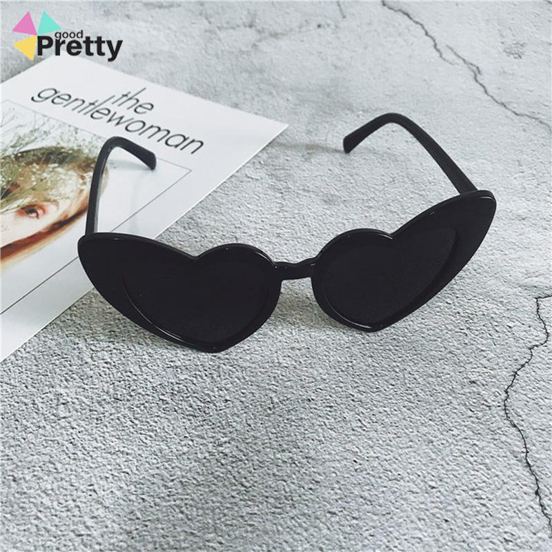 Fashion Wanita Wajah Besar Retro Cinta Kacamata Musim Panas Perjalanan Pose Kerai Sunglasses - PD