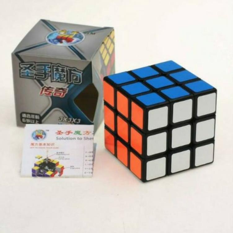 ((TERLARIS)) Rubik 3x3 Shengshou Legend 3x3 Blackbase PREMIUM
