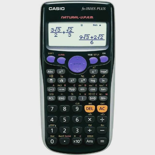 

Calculator Kalkulator casio scientific FX-350 ES ORIGINAL / alat hitung / alat belajar / alat kasir