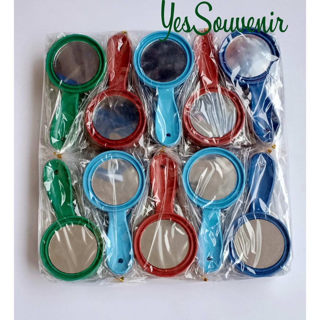 Souvenir Penikahan Kaca sisir Bulat (isi 50 pcs)