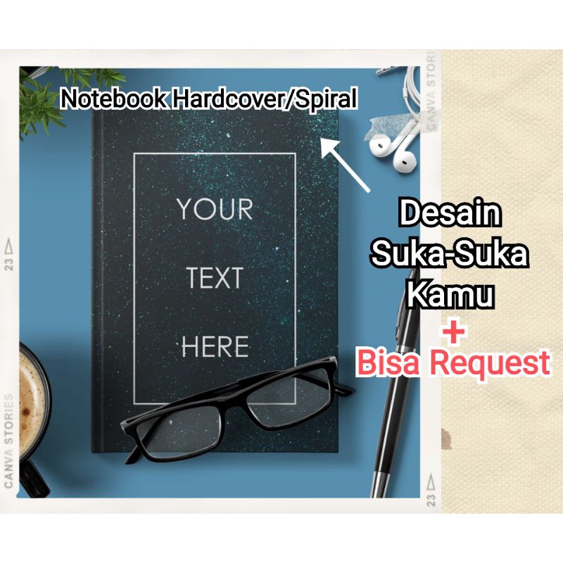 

Custom Buku Catatan Hardcover/Spiral Notebook Custom