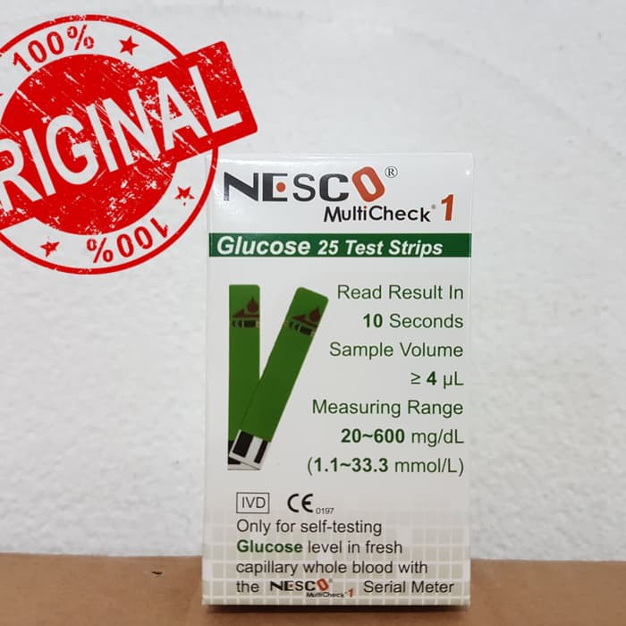 

Strip Nesco gula darah / glucose