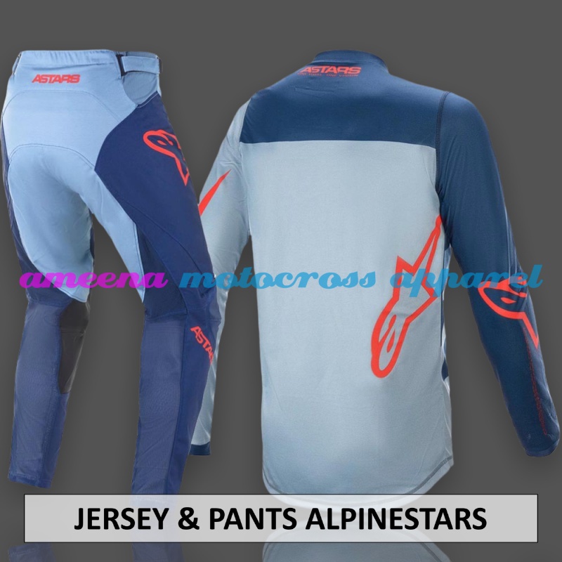 Jersey Custom Nama - Jerseyset Stelan - Jersey Celana Motocross - Jerseyset Stelan - Jersey Trail - Jersey Pants MX Adventure - Jersey Premium -AS020