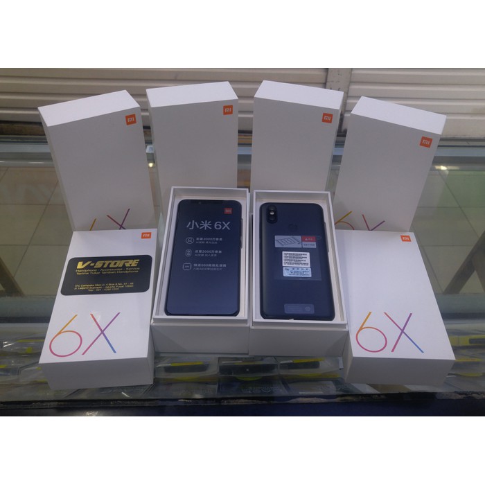 ORIGINAL (ASLI) XIAOMI MI 6X (MI A2) RAM 4GB INTERNAL 64GB BLACK EDITION BNIB