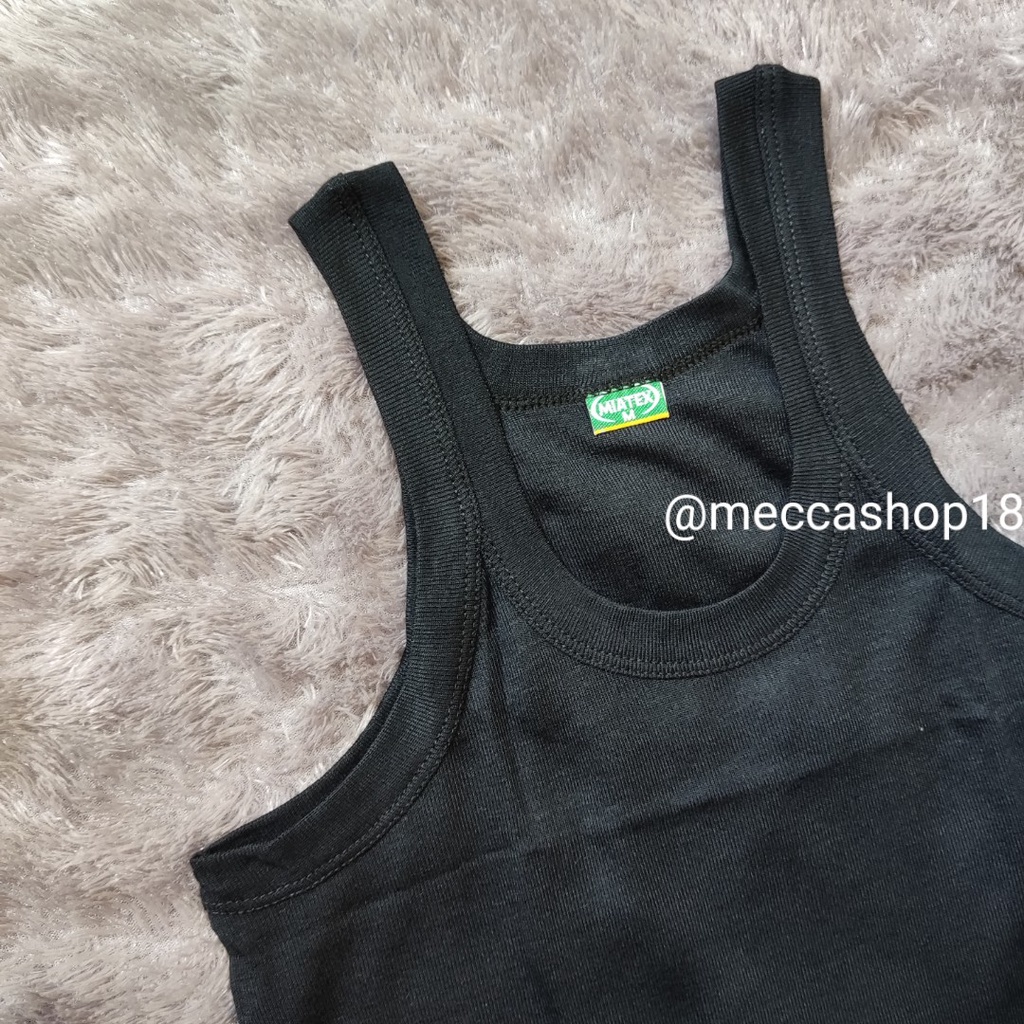 Singlet Kaos Dalam Tanktop Atasan Pria Warna Hitam