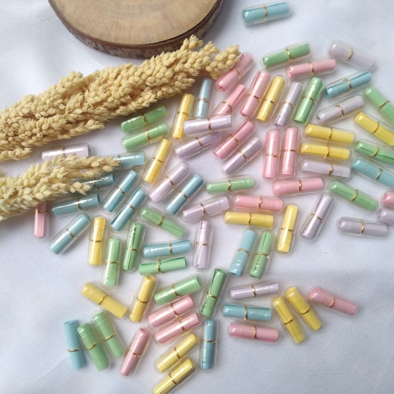 

Surat kapsul pastel 50pcs